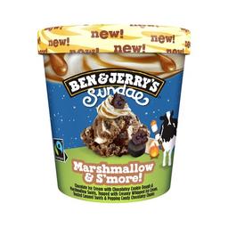 BEN & JERRY'S Sundae Tarrina de helado chocolate con masa de galleta cacao y helado de nata 427 ml
