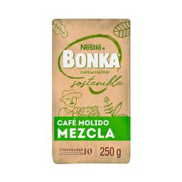 BONKA Café Molido Mezcla 70% natural 30% torrefacto 250 g