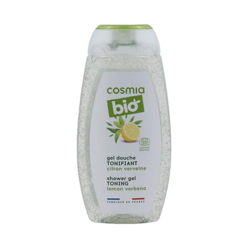 COSMIA Bio Gel tonificante para baño o ducha con extracto de Limón Verbena de origen ecológico 250 ml