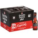 Cerveza Estrella Galicia especial mini pack 20 botellas 20 cl
