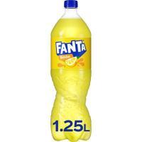 Refresco de limón con gas fanta, botella 1,25 litros