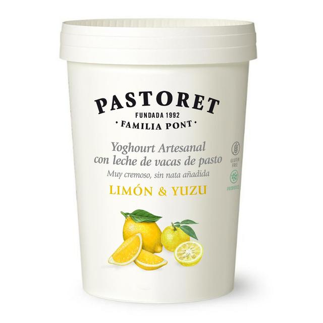 Yoghourt artesanal sabor limón & yuzu Pastoret sin gluten 500 g