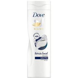 Loción corporal body milk piel seca dove, bote 400 ml