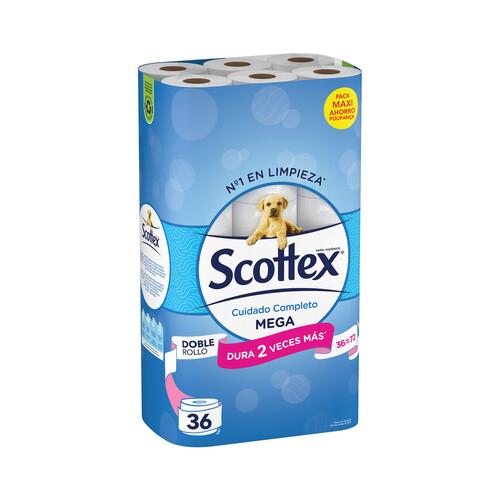 SCOTTEX Megarrollo Papel higiénico 36 uds