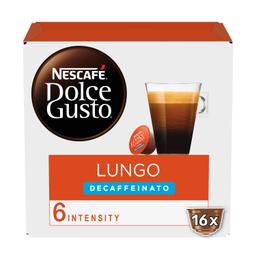 Café descafeinado lungo en cápsulas Nescafé Dolce Gusto 16 ud