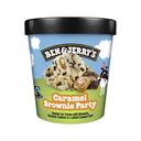 BEN & JERRY'S Tarrina de helado de caramelo, con torcitos de brownie y galletas de chocolate caramel brownie party 465 ml