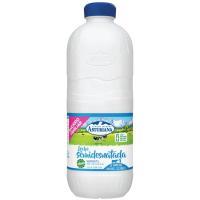 Leche semidesnatada asturiana, botella 2,2 litros