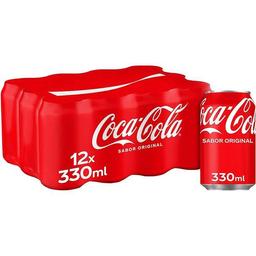 Refresco de cola coca cola, pack 12x33 cl