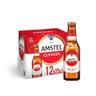 Cerveza Amstel 100% Malta pack 12 botellas 25 cl