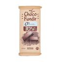 Chocolate negro 70% cacao fundir Hacendado 0% azúcares añadidos