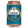 Cerveza tostada 0,0% alcohol Amstel Oro lata 33 cl