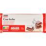 Chocolate con leche extrafino eroski basic, tableta 150 g