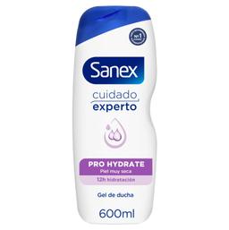 Gel de ducha hidratante piel muy seca Pro Hydrate Cuidado Experto Sanex 600 ml