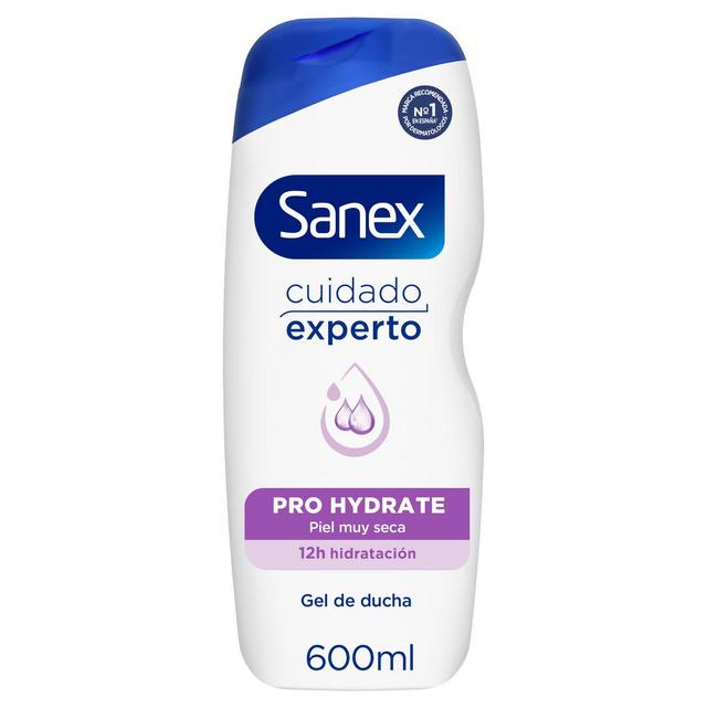 Gel de ducha hidratante piel muy seca Pro Hydrate Cuidado Experto Sanex 600 ml