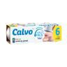 CALVO Atún claro en aceite de girasol lata de 52 g. pack de 6 uds