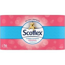 Papel higiénico scottex, paquete 16 rollos