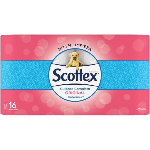 Papel higiénico scottex, paquete 16 rollos