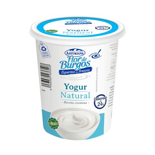 CENTRAL LECHERA ASTURIANA Yogur cremoso natural, elaborado en 24 horas Flor de Burgos 400 g