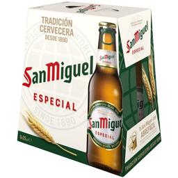 Cerveza san miguel, pack botellín 6x25 cl