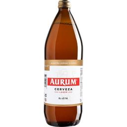 Cerveza aurum, botella 1 litro