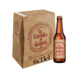 ESTRELLA GALICIA Especial cervezas pack 6 botellas x 33 cl