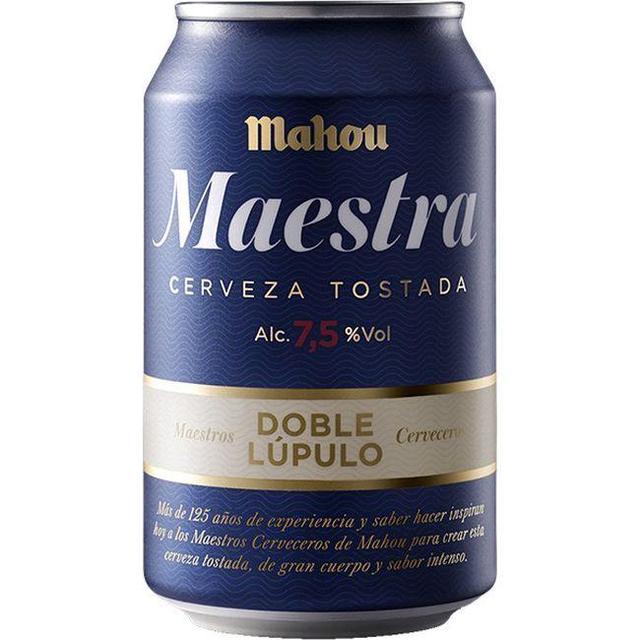 Cerveza tostada Mahou Maestra lata 33cl