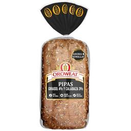 Pan de molde con pipas oroweat, paquete 550 g