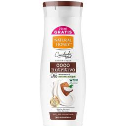 Loción corporal de coco natural honey, bote 330+70 ml gratis