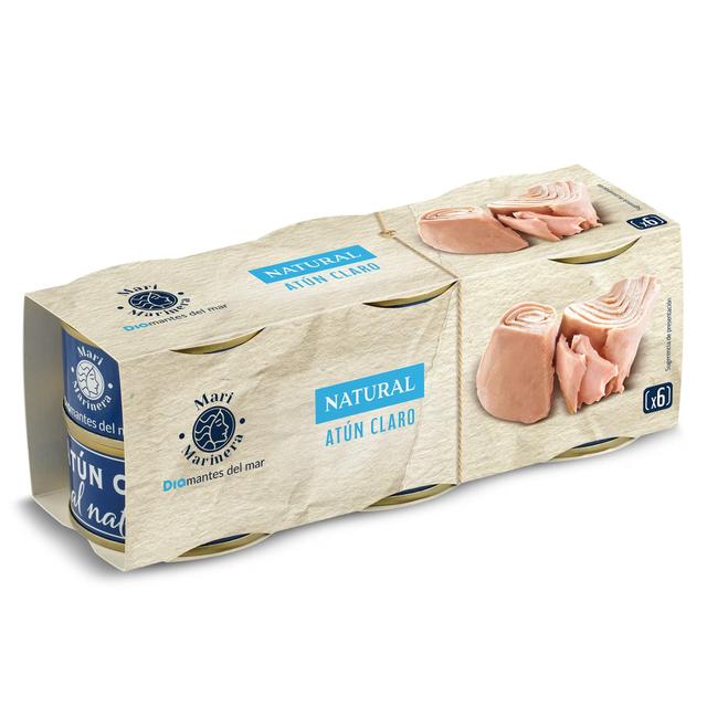 Atún claro al natural Mari Marinera de Dia lata 6 x 60 g