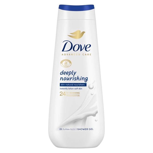 Gel de ducha hidratación profunda hidratantes naturales Dove Advanced Care 600 ml