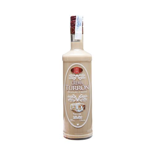 LIAL Licor de crema de turrón con alcohol LIAL botella de 70 cl