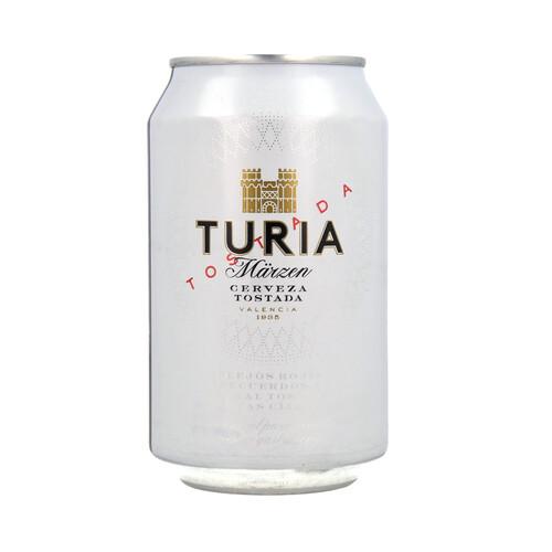Cerveza tostada Turia lata 33cl