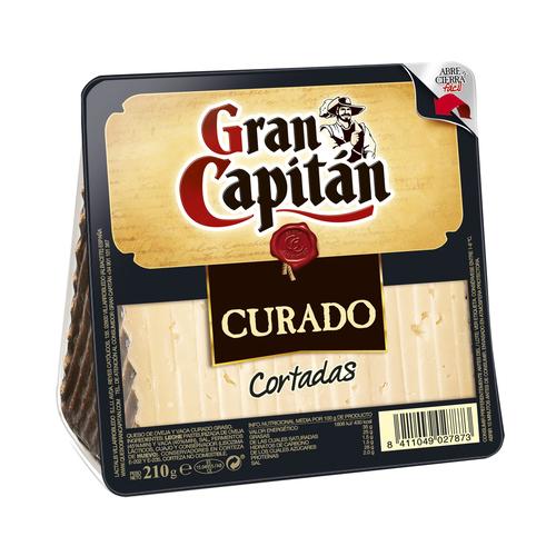 Queso de mezcla curado Gran Capitán cuña ya cortada de 210 g