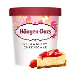 HÄAGEN-DAZS Tarrina de helado de tarta de queso con salsa de fresa 460 ml