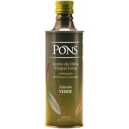 Aceite de oliva virgen extra pons, botella metálica 50 cl