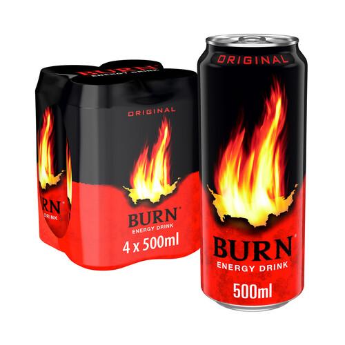 BURN Bebida energética pack 4 x 50 cl