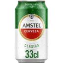 Cerveza clásica Amstel lata 33 cl