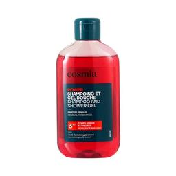 COSMIA Power Gel y champú 3 en 1 (cuerpo, cara y cabello), con perfume sensual 250 ml