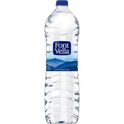 Agua mineral font vella, botella 1,5 litros