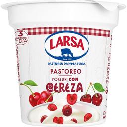 Yogur sabor cereza larsa, tarrina 125 g