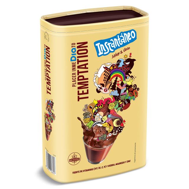 Soluble al cacao instantáneo Temptation de Dia bote 800 g