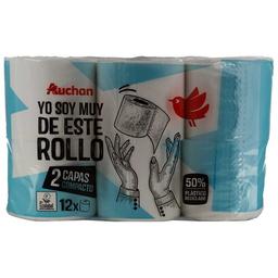 PRODUCTO ALCAMPO Papel higiénico compacto de doble capa con certificado Ecolabel 12 uds