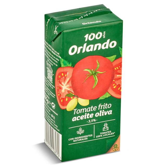 Tomate frito con aceite de oliva orlando, brik 350 g