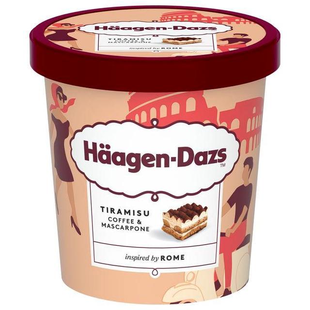 Helado tiramisú roma haagen dazs, tarrina 420 ml