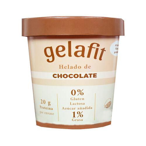GELAFIT Tarrina de helado de chocolate, sin gluten y sin lactosa 450 ml