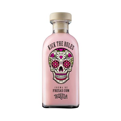 KICK THE RULES Crema de fresas con tequila botella de 70 cl