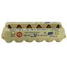 AUCHAN Huevos de gallinas sueltas en el gallinero clase L y cat. A 12 uds. Producto Alcampo