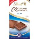 Chocolate con leche Lindt sin gluten y sin azúcar añadido 100 g