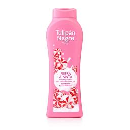 Gel de ducha fresa y nata Tulipán Negro 650 ml
