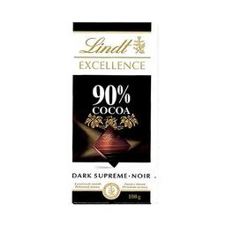 LINDT Excellence Chocolate 90% cacao 100 g